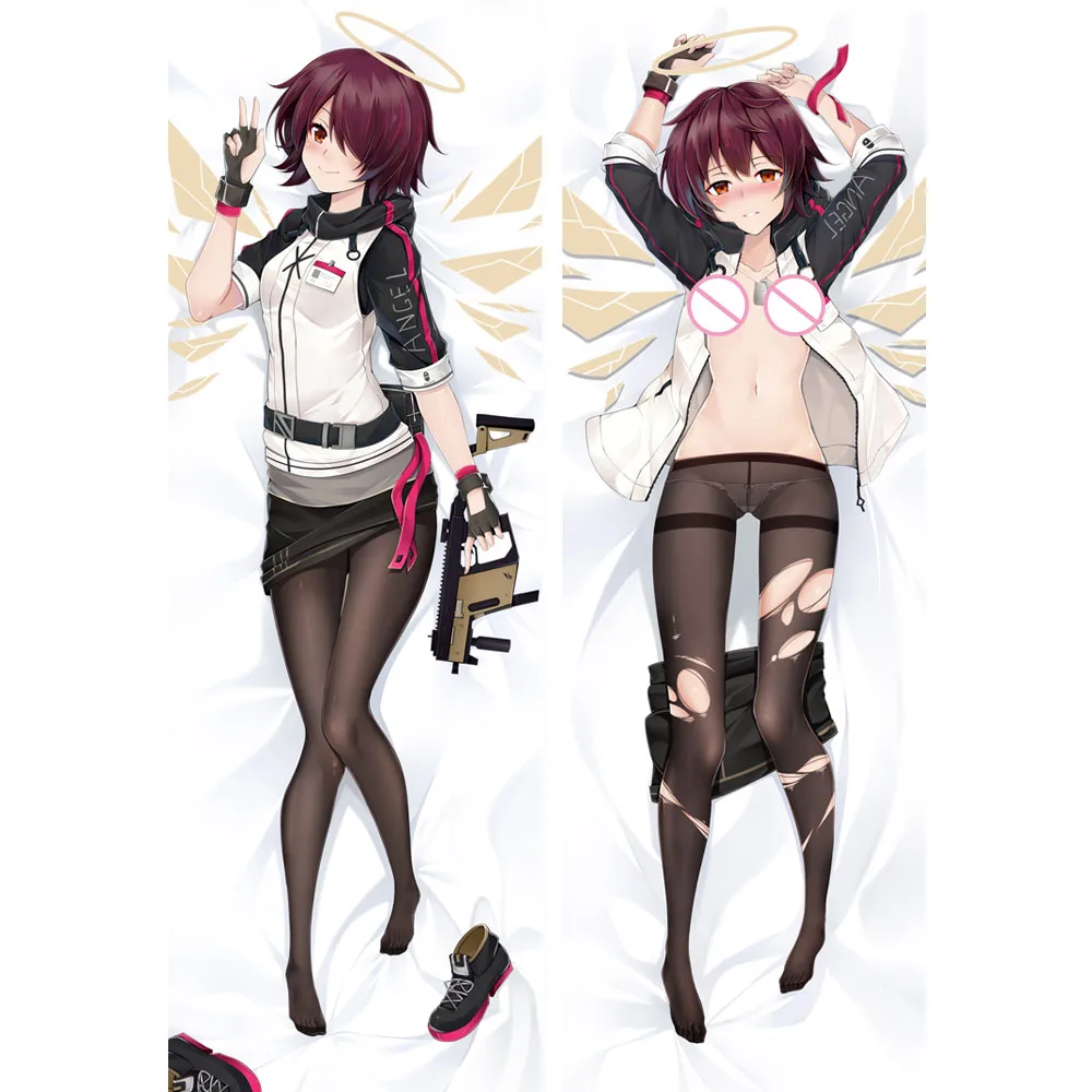 50x160cm Peach Skin Аниме JK игра Arknights Exusiai Dakimakura Сексуальная декоративная подушка тело Чехол для подушки скольжения домашний декор для кровати - Цвет: 50x160cm Peach Skin