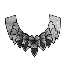 Патч и паста окрашенные пудинг вышивка воротник на заказ полиэстер водорастворимые кружева оптом DIY аксессуары для одежды