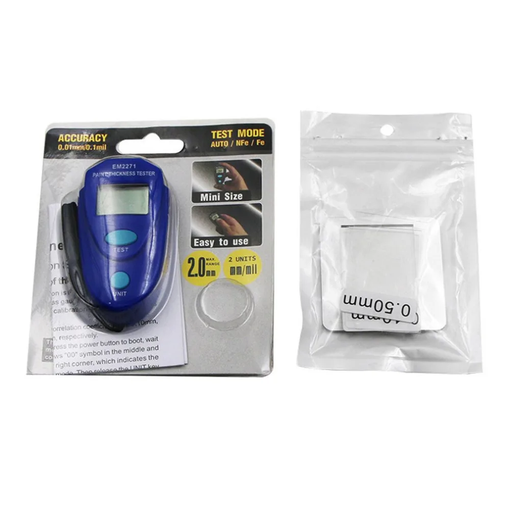 Portable Mini Digital Coating Thickness Gauge Car Paint Meter Tester | Инструменты