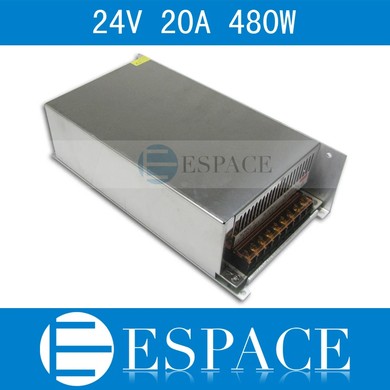 Best quality 24V 20A 480W Switching Power Supply Driver for LED Strip AC 100-240V Input to DC 24V free shipping Best quality 24V 20A 480W Switching Power Supply Driver for LED Strip AC 100-240V Input to DC 24V free shipping