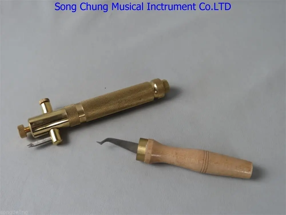 brass Purfle carving knife and inlay knifes Cello maker's tool,luthier
