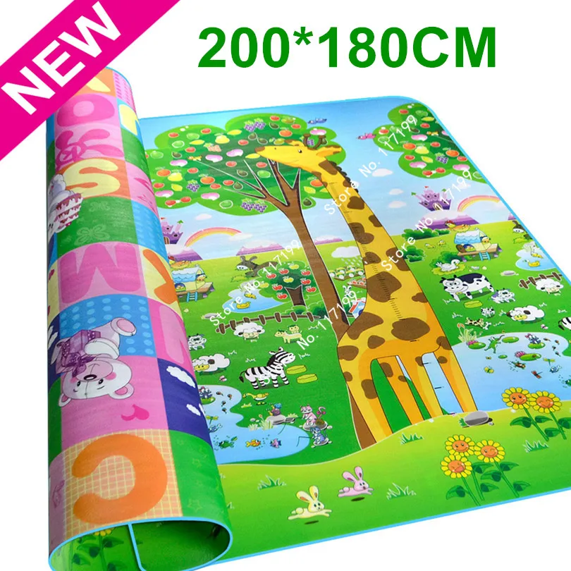 Maboshi Waterproof Double-Sides Children Play Mat Kids Game Mat Rugs Baby Crawling Mat Soft Eva Foam Carpet Child Baby toys
