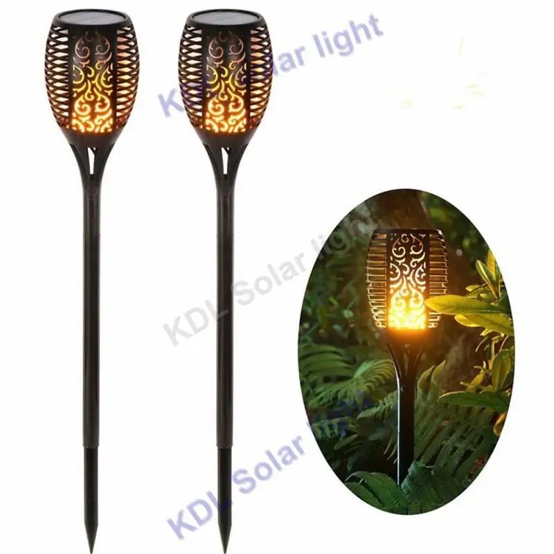 

3pcs/lot update Solar 96LED Lawn Dancing flame Torch Lights radar 3 working mode vs 55/48/38/20 led LED Solar Flame torch camp 3