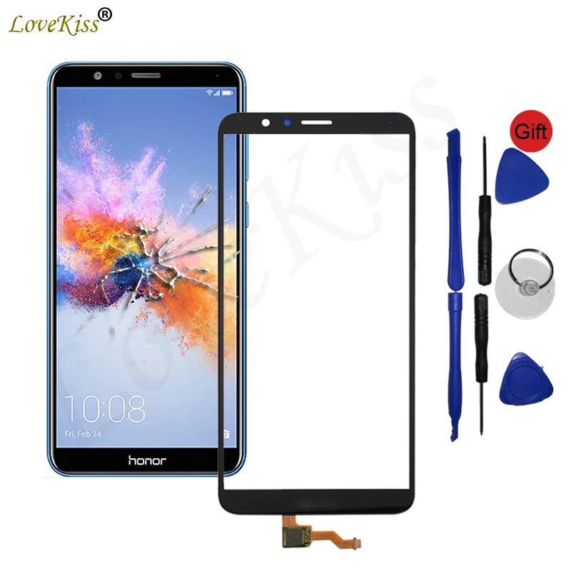 Передняя панель Honor7X для huawei Honor 7X BND-L21 BND-L24 mate SE сенсорный экран сенсор 7X ЖК-дисплей дигитайзер стеклянная крышка ремонт