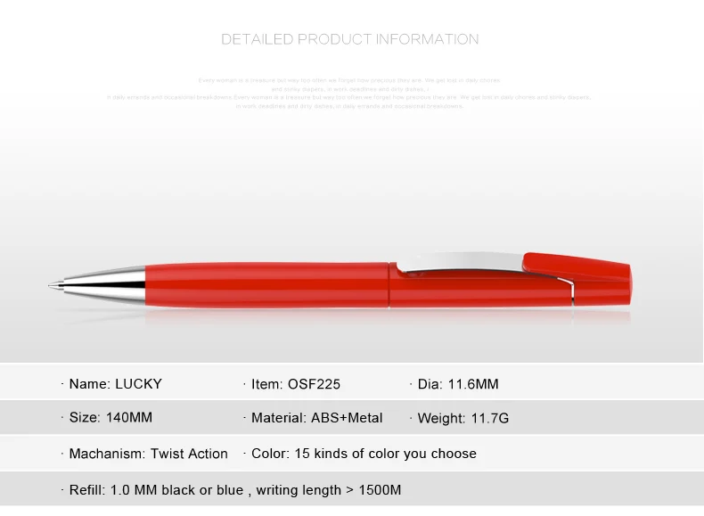 Lote Novo Negócio Torção Ação Metal Clipe Bola Caneta Logotipo Personalizado Impressão 200 Pçs - 2020 9 China business pen Suppliers