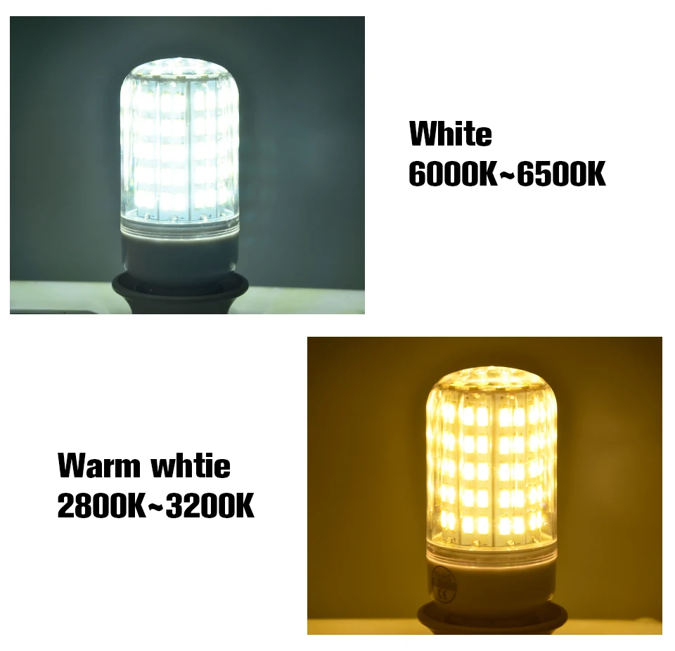 LED E27 Corn Bulb 110V 220V Lamp E14 Aluminum Energy saving Lighting Bulb SMD 5730 No Flicker lamparas lights (9)