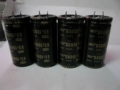 [SA]Japanese original gold advanced electrolysis 10000UF / 63V--10pcs/lot | Электронные компоненты и