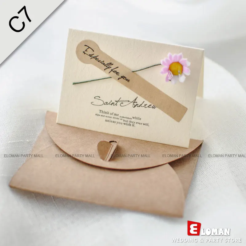 C7-PinkDaisy-25pcs beautiful wedding invitations