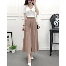 дешево! 2019 New Yfashion Женские повседневные брюки с высокой талией Лучший!