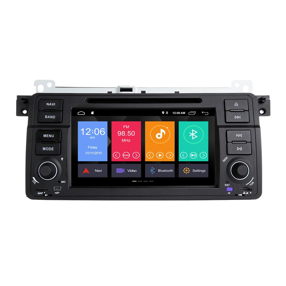 Clearance Xonrich 1 Din Android 9.0 Car DVD Player For BMW E46 M3 Rover 75 Coupe Navigation Radio GPS Multimedia 318/320/325/330/335 Audio 3