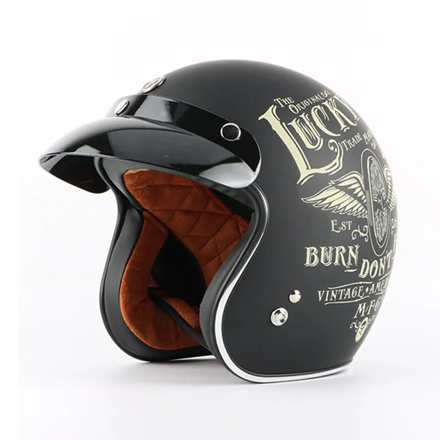 Hot Sale TORC Motorcycle Harley Helmet ABS Shell Vintage Moto Casque Open Face Retro 3/4 Half Face Helmets Casco Dot Approved