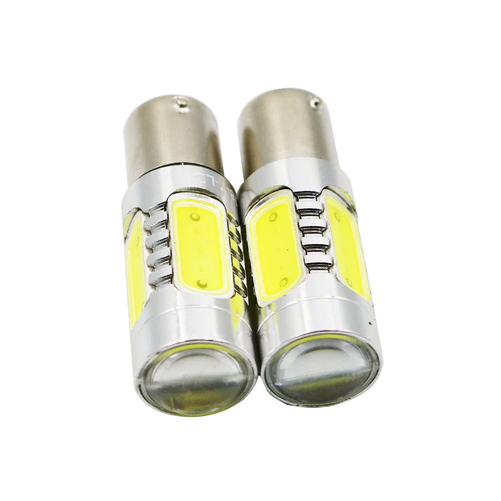 

YSY 2pcs 1157 Bulbs 1156 BA15S 1157 BAY15D Led COB 12V LED Light Car Turn Brake Bulb Tail Light Led Lamp