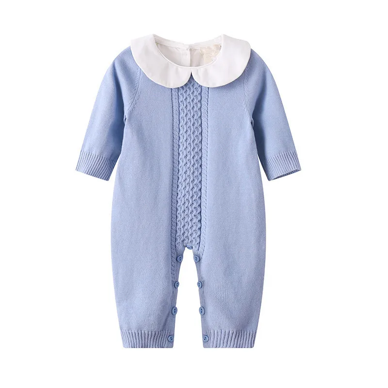 Baby Rompers Knitted Spring Three-Quart Sleeve Newborns Boys Girls Jumpsuits Clothes Toddler Infantil Overalls Children Costumes