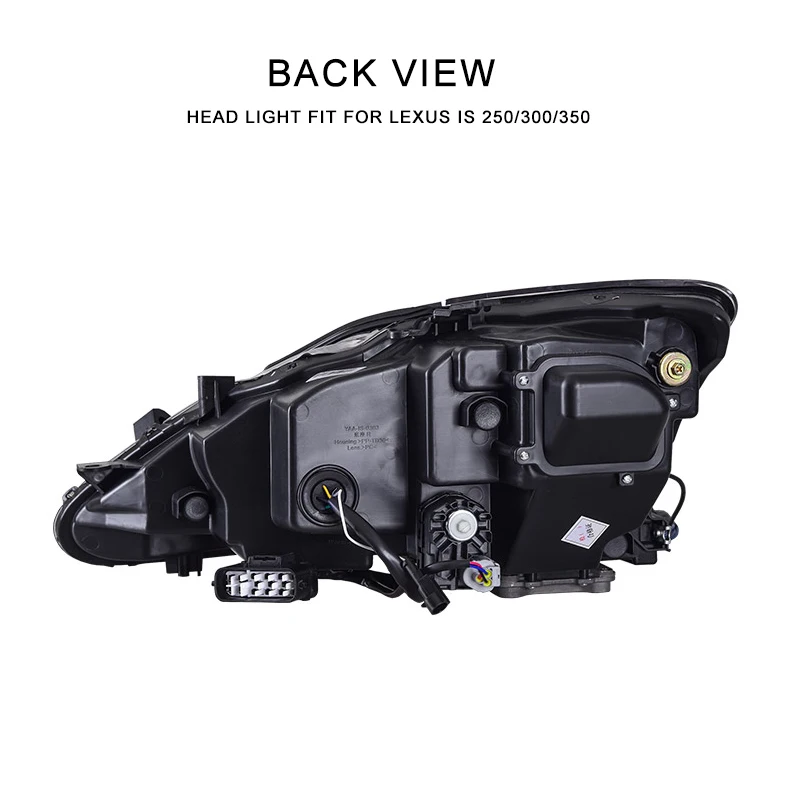 Flash Deal LED Head Light Assembly for Lexus IS250 300 350 2006-2012 All LED High Low Beam Daytime Running Light Sequential Turning Signal 6