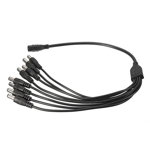 Yiispo оптовая продажа высокое качество DC1 до 8 Splitter 8 способов DC Мощность кабель удлинитель Для Secuirty Системы Камера CCTV Мощность кабель