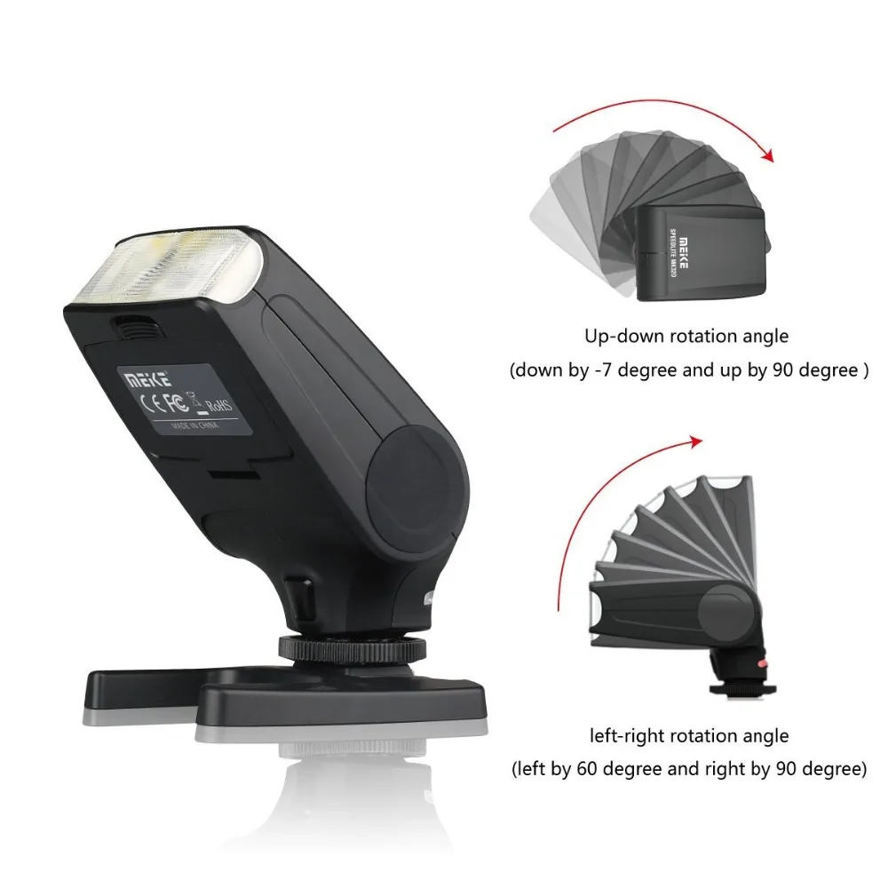 New Mini Flash Speedlite MEIKE MK320 TTL flash for