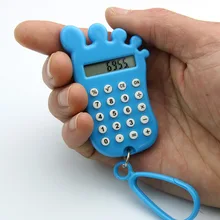 Mini portable handheld calculator cute feet shaped