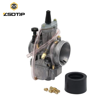 

ZSDTRP New Modified Motorcycle Carburetor 2T PWK Carburador 21 24 26 28 30 32 34mm With Power Jet For Racing Motor ATV UTV