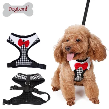 

10pc per lot mixed sizes Dog Collar Harness Cat Pet Safe Control Easy Soft Walking Strap Vest Leash for small to large dogs