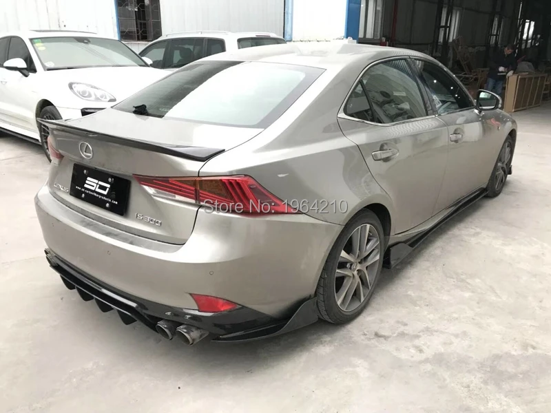 Для Lexus IS200 IS250 IS350 IS300 AWD/IS200T- углеродное волокно задний спойлер на крышу задний багажник губы Багажник крыло автомобильные аксессуары