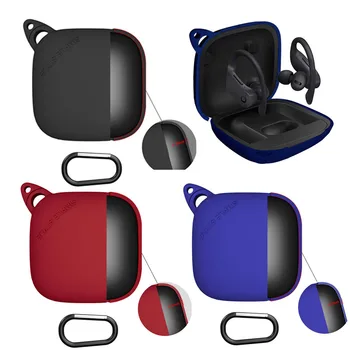 

Clamshell Open Silicone Case for Powerbeats Pro Wireless Bluetooth Headset Full Cover Protection Anti-shock Earphone Accessory