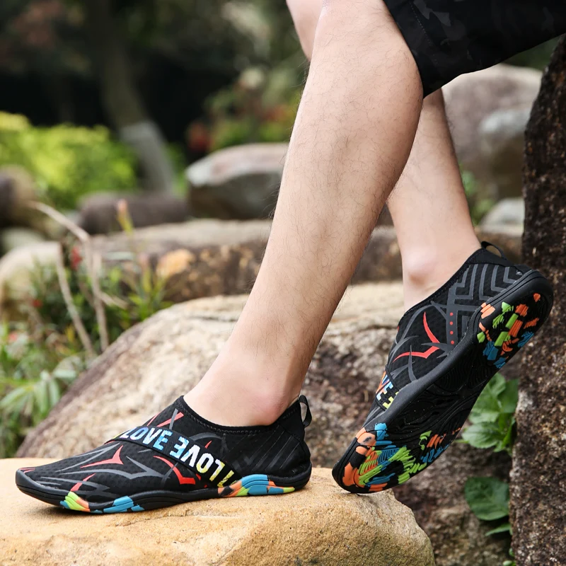 Water Sports Aqua Shoes Sneakers For Men Swimming Fishing Shoes Seaside