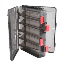 20x17x5 см для рыбалки, с двойным дном ящик для снастей Деревянный чехол для креветок приманка для рыбалки крючок линии инструмент для хранения с 10 отделениями