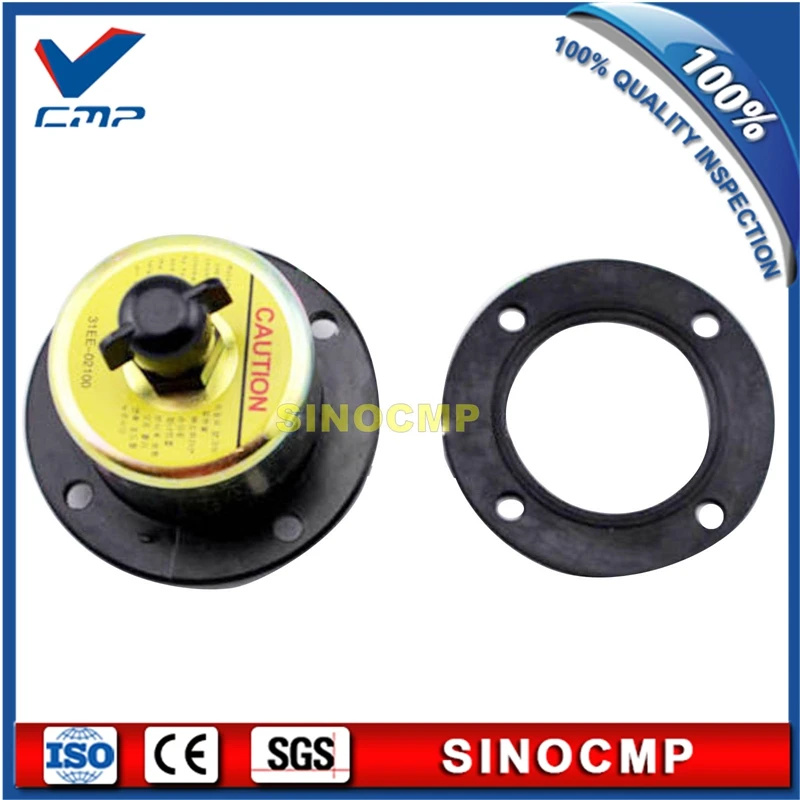 Oil Tank Cap Breather 14561585 For Hyundai Volvo EC140 EC210 EC240 Excavator (2)