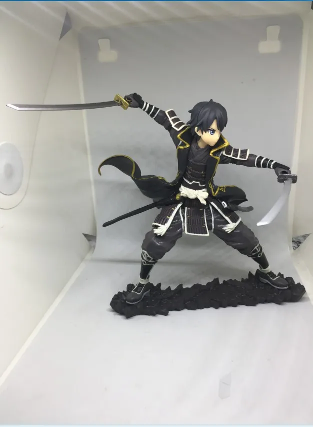 Оригинальная экшн фигурка SAO Kirito ALO Goukai Kirigaya Kazuto Asuna 18 см Игрушечная модель|Игровые