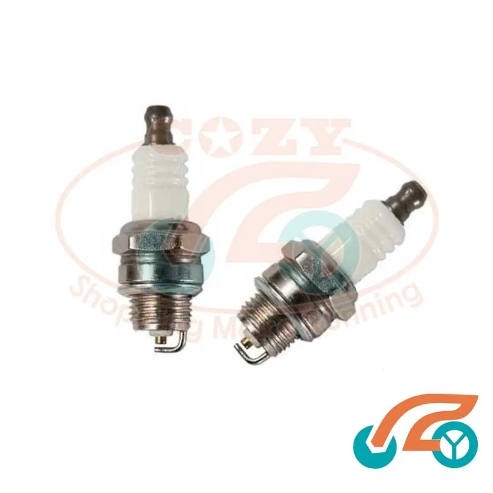

2 pcs Spark Plug Replace Champion CJ8 for 2 Stroke Lawnmower Whipper Snipper Blower