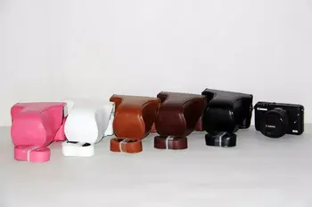 

PU Leather Camera Bag Case Cover for Canon EOS M10 15-45mm 55-200mm