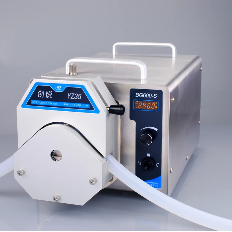 

Mini high precision stainless steel peristaltic pump food grade liquid filling machine aquarium 220V 110V laboratory LED display