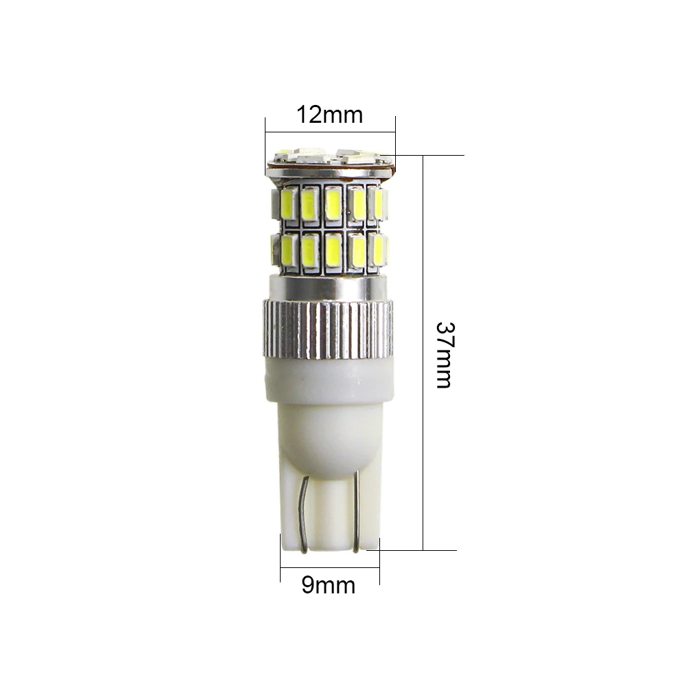 KEIN 2 шт. t10 Светодиодные W5W лампы CANBUS T10 36smd 3014 Автомобильные Боковые клиновидные