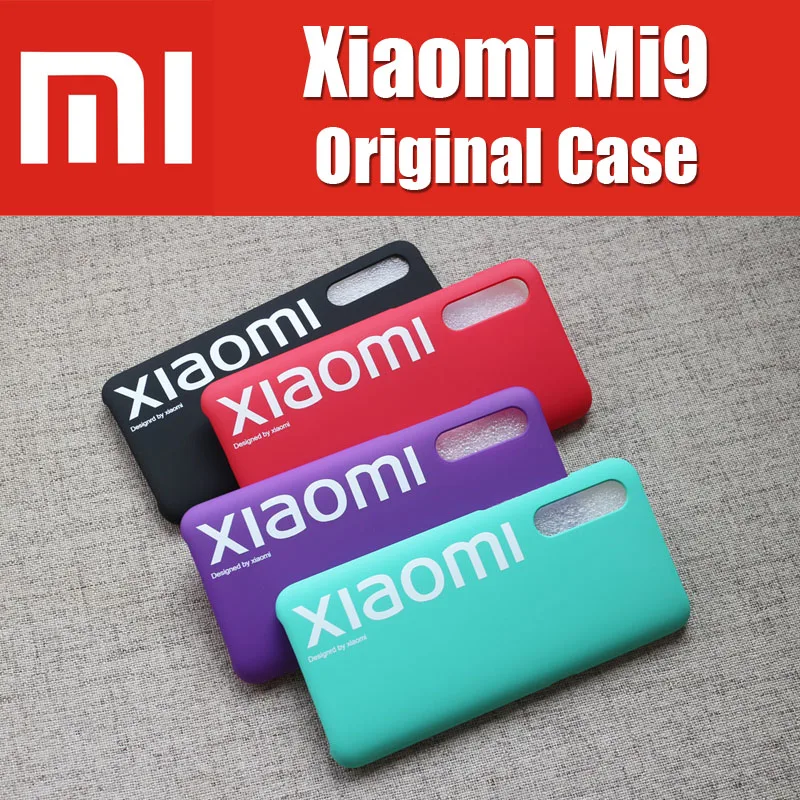 

PC Polyester Official Stock Xiaomi Mi9 Case Original Urban Hand Strap Cover Transparent Edition