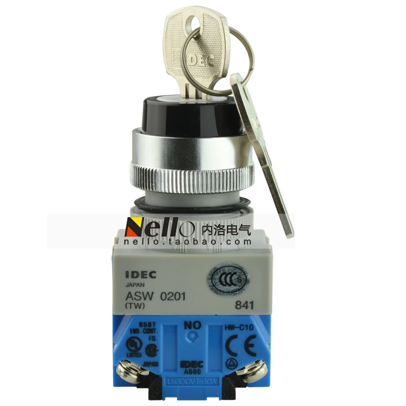 [SA]Original ! Izumi IDEC TW Series 22mm key switch ASW2K10 2 speed self-locking a normally open--5pcs/lot | Обустройство дома