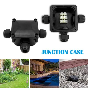 

Multifunction Junction Box IP68 Waterproof with 3 Cable Connections 230V CLH@8