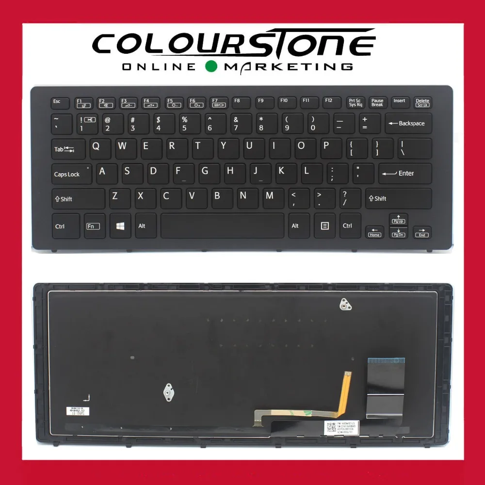 

US Black keyboard For Sony Vaio SVF15N Multi-Flip SVF15N1Z2EB SVF15N1Z2E/B laptop keyboard 9Z.NABBQ.701
