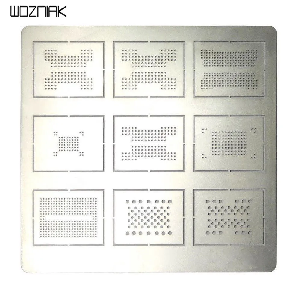 9in1 BGA реболлинг трафарет для BGA136 BGA152 BGA272 BGA63 BGA132 BGA100 BGA316 LGA60 LGA50