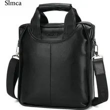 Slmca Marke Männer business casual männer handtasche Leder umhängetasche umhängetasche Männer Europa