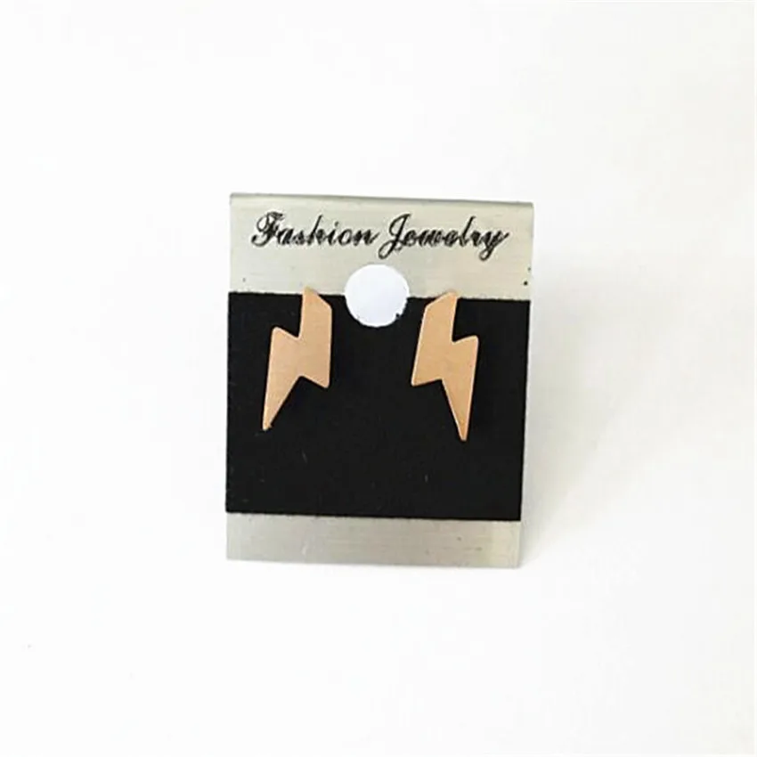 Acebfeet 10pairs Lot Lightning Bolt Earrings Studs Jewelry Geometric Acebfeet 10pairs Lot Lightning Bolt Earrings Studs Jewelry Geometric Stainless Steel Simple Mini Women Men Penntes E089 In Stud From