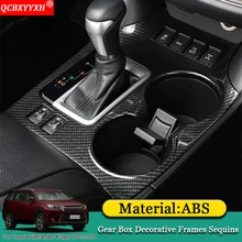 QCBXYYXH автомобильный Стайлинг автомобиля переводная картинка в виде рамки держатель чашки панель блестки наклейки для авто подходит для Toyota Highlander Kluger