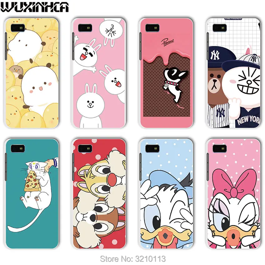 

WUXINHCA High Quality Hard Plastic Case Cover For Blackberry Z10 Z30 A10 Q5 Q10 Q20 Funny animation Patterns phone case