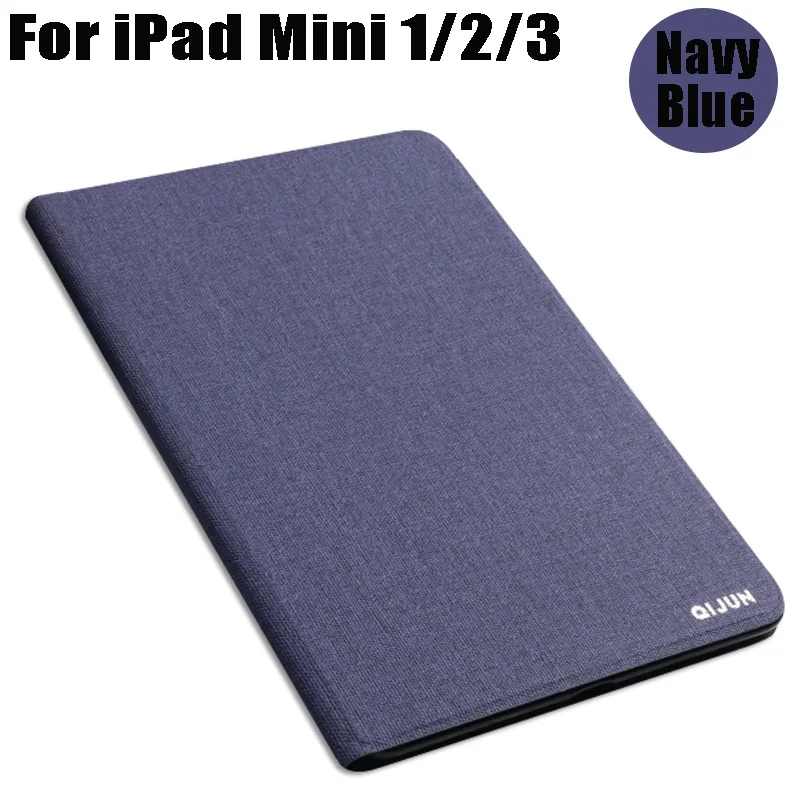 QIJUN Coque для Apple Ipad Mini 1 2 3 4 5() чехол бизнес чехол для планшета Fundas кожаный для Ipad Mini 1 2 3 4 5 Чехол - Цвет: IPad Mini 1 2 3