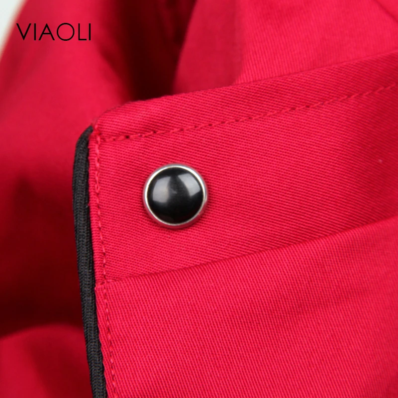 Viaoli отель шеф-повара продукты питания одежда для приготовления пищи кухня форменная Куртка комбинезоны форма для работников отеля одежда с длинными рукавами для мужчин 008