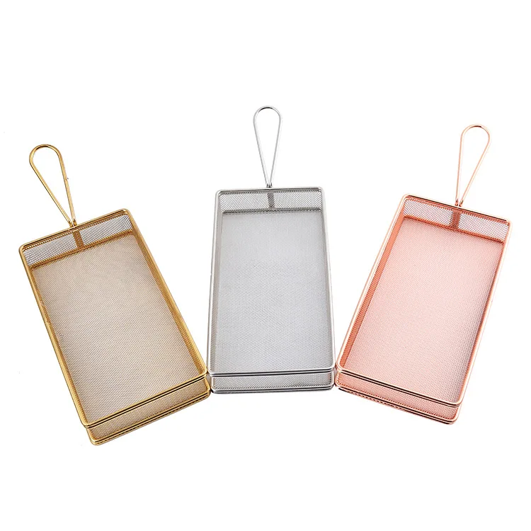 

1PC Stainless Steel Frying Basket Food Basket French Fries Fried Chicken Restaurant Kitchen Accessories Random Color OK 0779