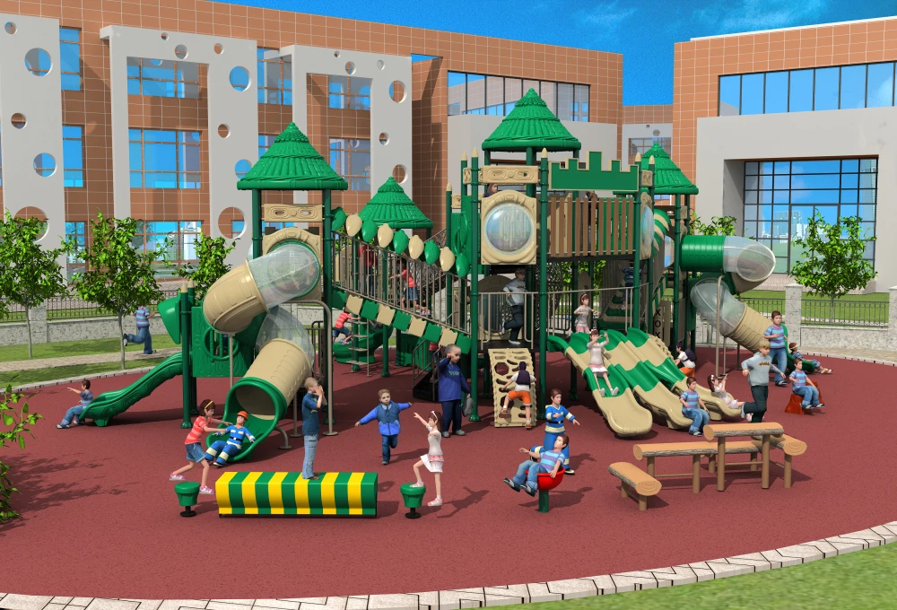 kids assembly amusement outdoor playground slide play structure