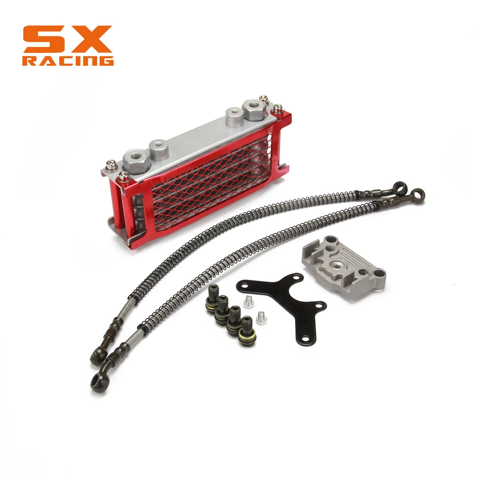 Мотоцикл цветное масло охладитель радиатора для Loncin Zongshen Lifan Shineray Yinxiang Kayo Apollo Bosuer Xmoto 125CC 140CC