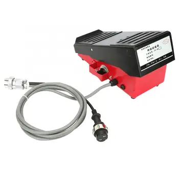 Online Touch Switch Magnetic Induction Foot Control Pedal MIG TIG For HITACHI Welder With 2 Meters Cable Button Switch.