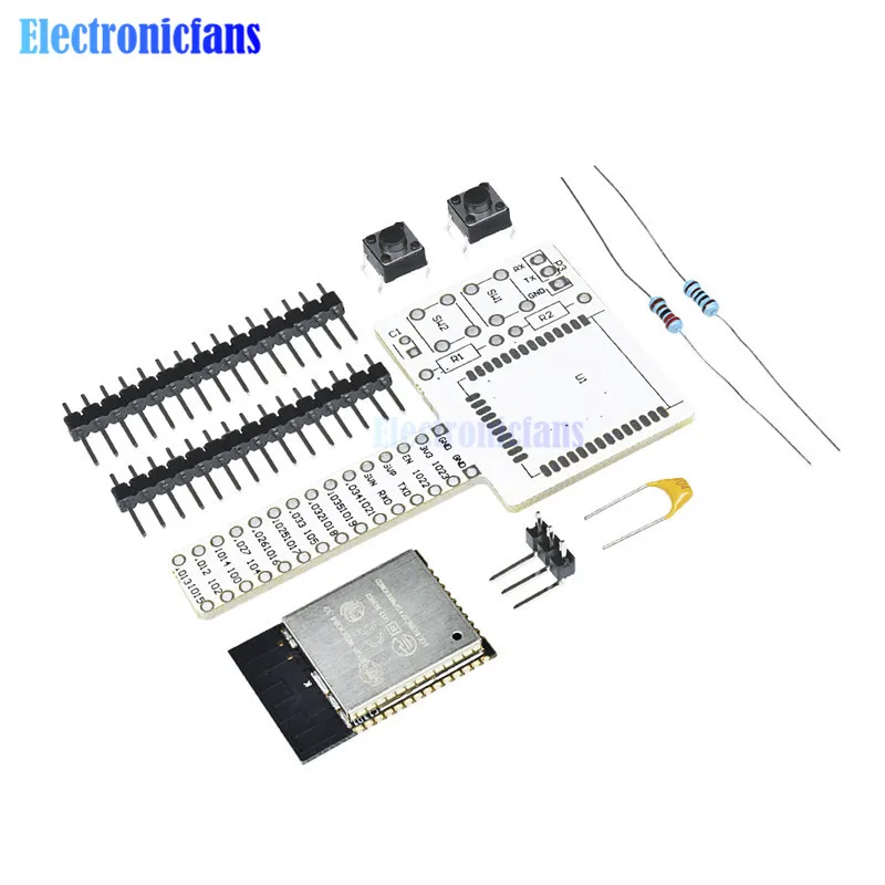 1 комплект ESP32 ESP-WROOM-32 ESP-32 Rev1 wifi Беспроводная Bluetooth макетная плата комплект макетная плата Wi-Fi модуль для Arduino DIY Kit