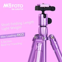 MeFoto MF05 штатив Reflexed монопод селфи палка мини портативный штатив для камеры с шаровой головкой 5 секций DHL